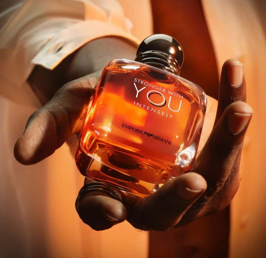 Stronger With You Intensely by Giorgio Armani Eau De Parfum Spray 3.4 oz (Men)