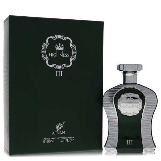 His Highness Green by Afnan Eau De Parfum Spray 3.4 oz