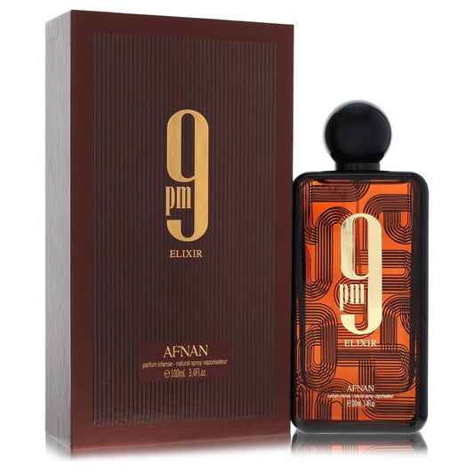 Afnan 9Pm Elixir Intense by Afnan Parfum Intense Spray 3.4 oz