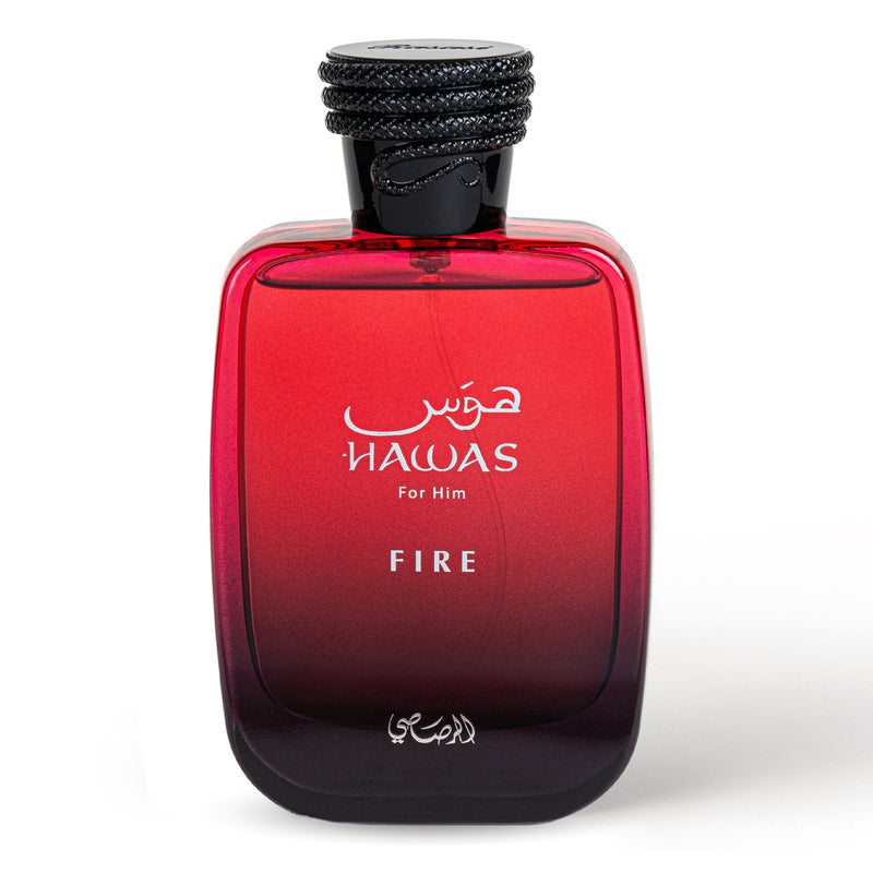Hawas Fire by Rasasi Eau De Parfum Spray 3.3 oz (Men)