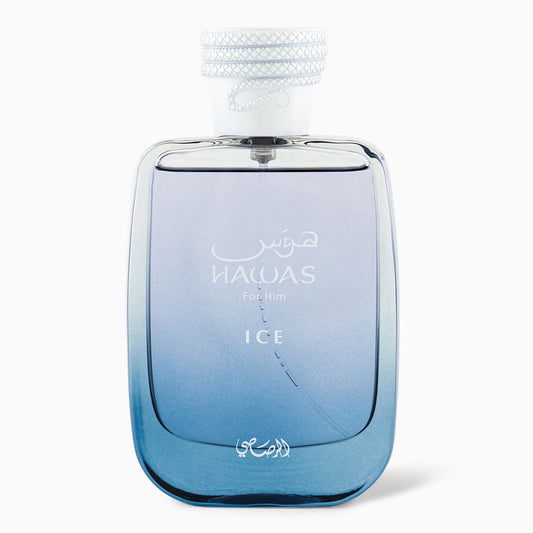 Hawas Ice by Rasasi Eau De Parfum Spray 3.3 oz (Men)